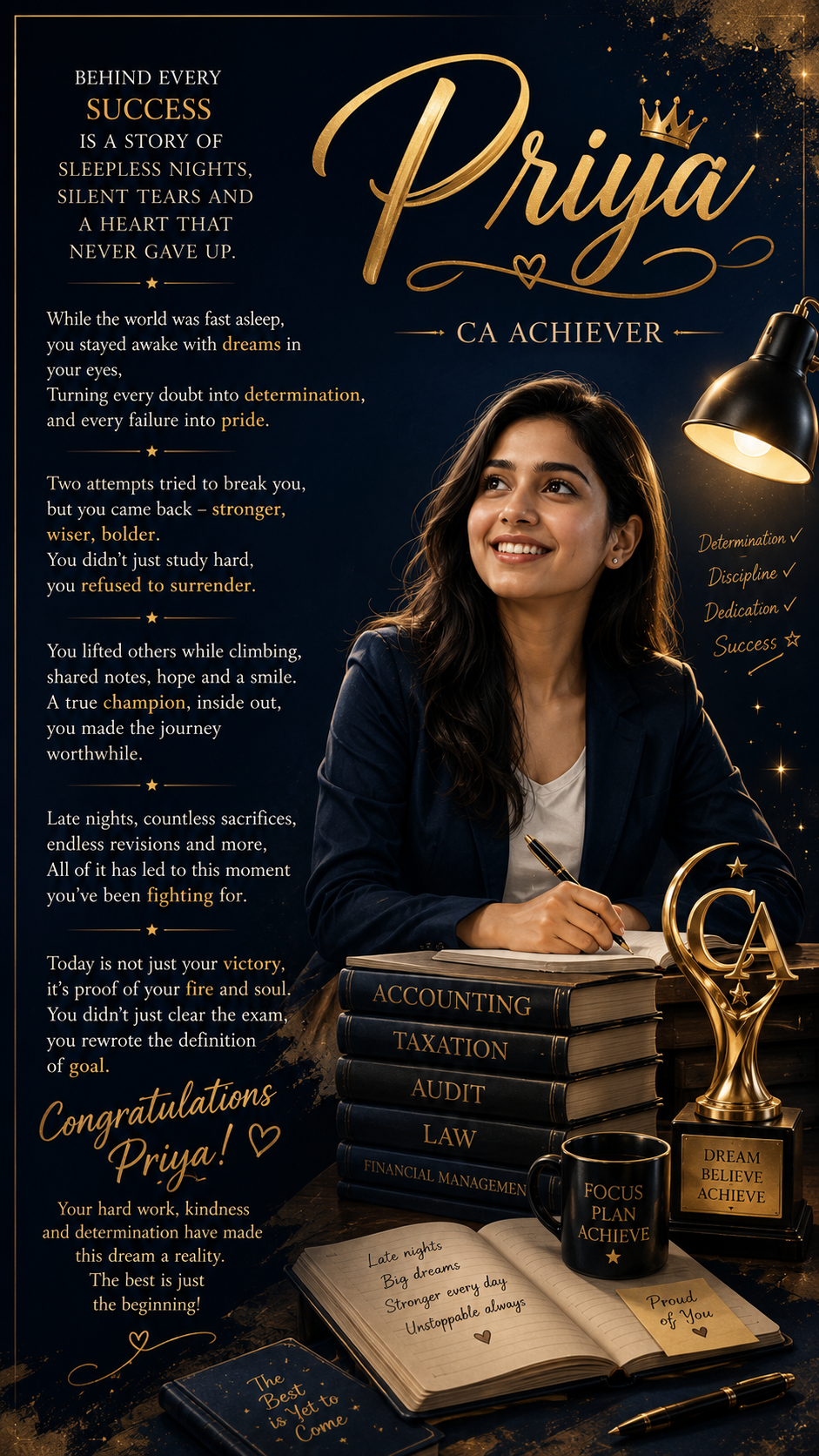 Achievement eCard for Priya